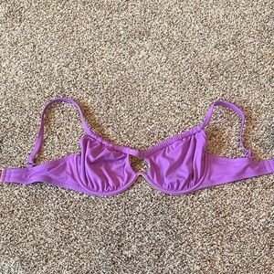 Shade & Shore Lavender Underwire Bikini Top